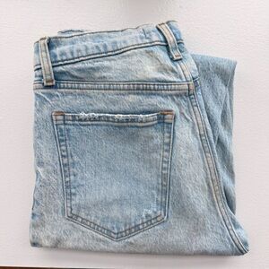 A&F Light Wash 90s Straight Jean Tall